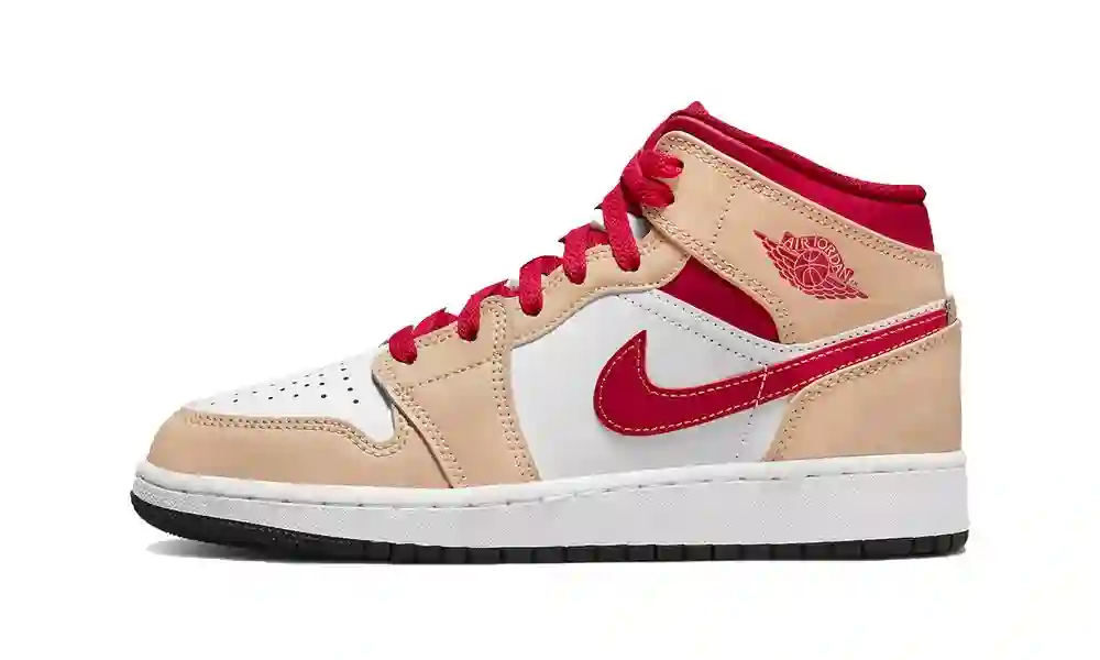 JORDAN 1 MID LIGHT CARDINAL GS