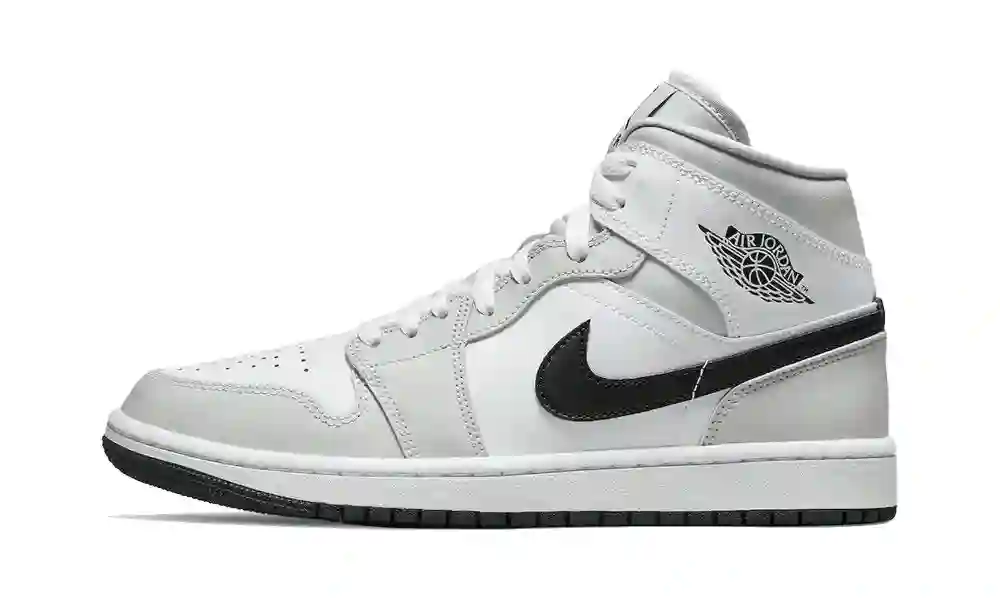 JORDAN 1 MID GRIS HUMO CLARO MUJER