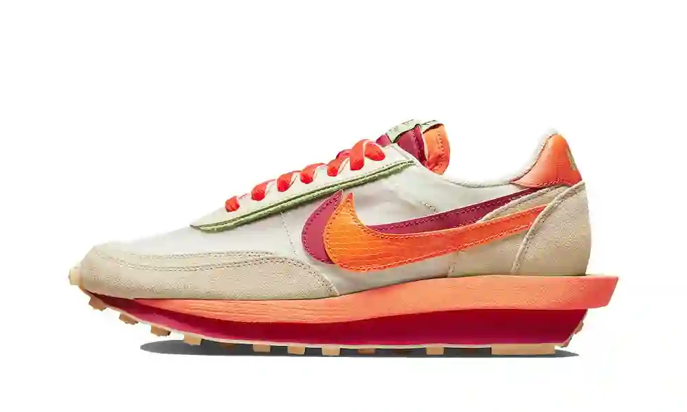 NIKE LD WAFFLE SACAI CLOT NARANJA