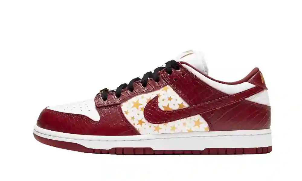 NIKE SB DUNK LOW X SUPREME BARKROOT MARRÓN
