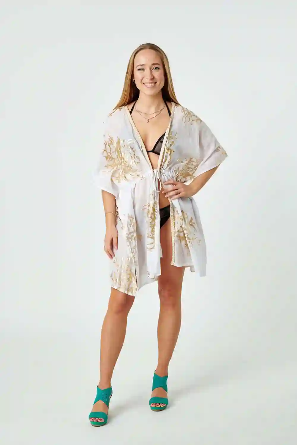 Kimono Corto Algodón Print