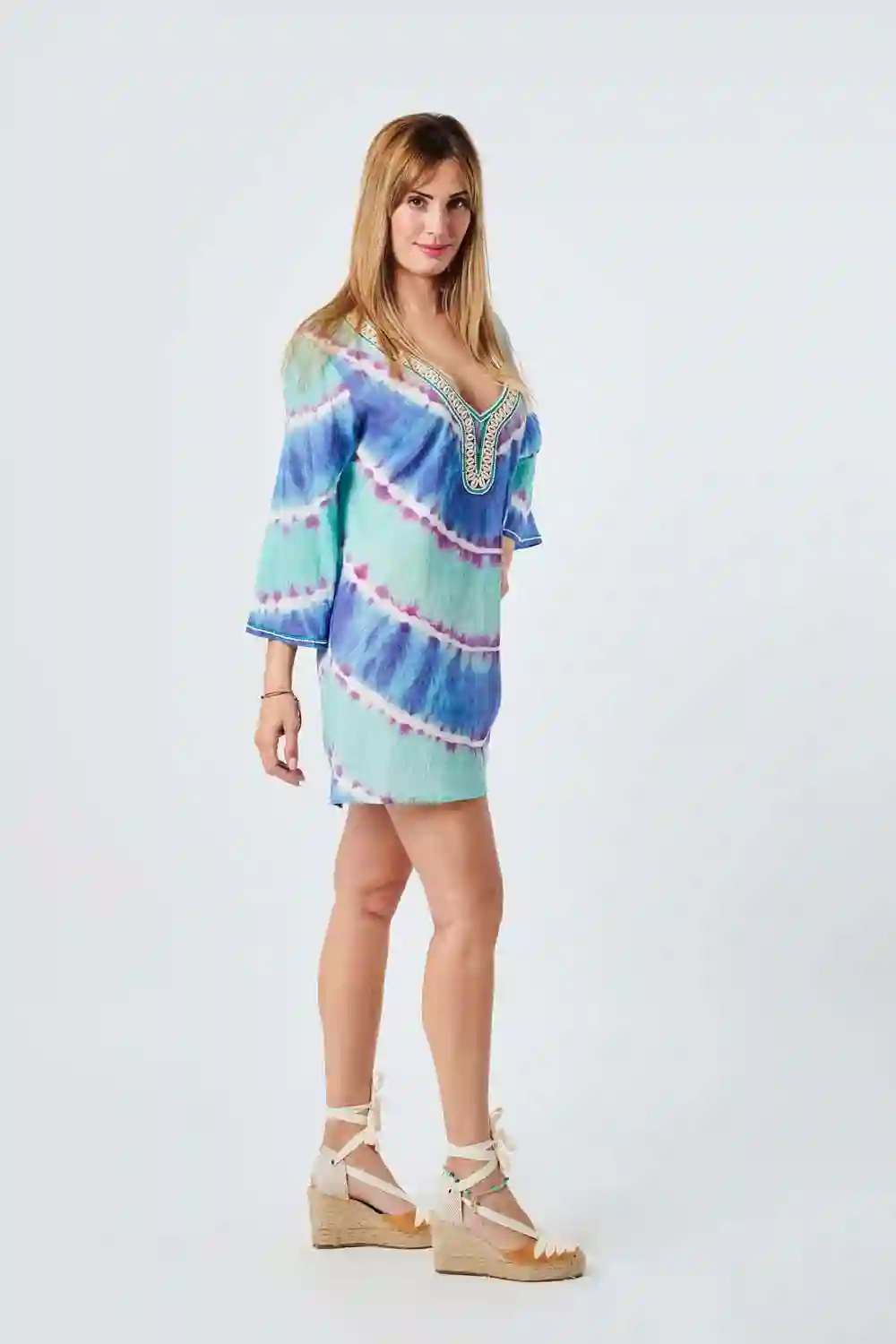 Kurta Algodón Tie-Dye
