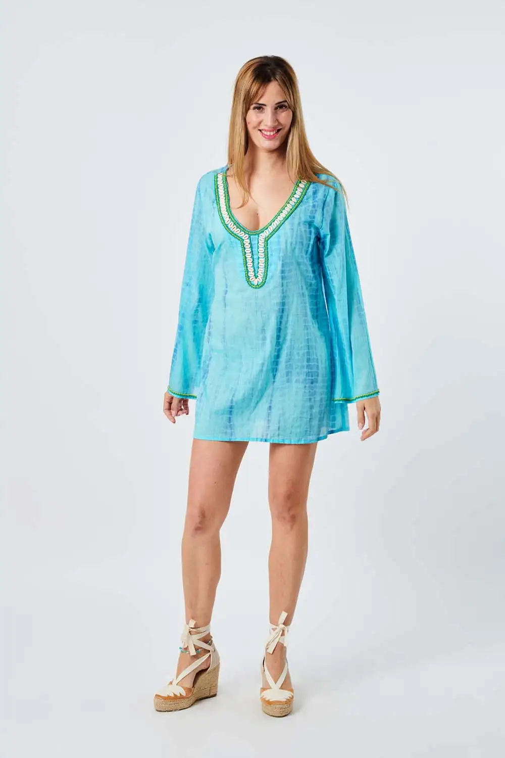 Kurta Algodón Tie-Dye