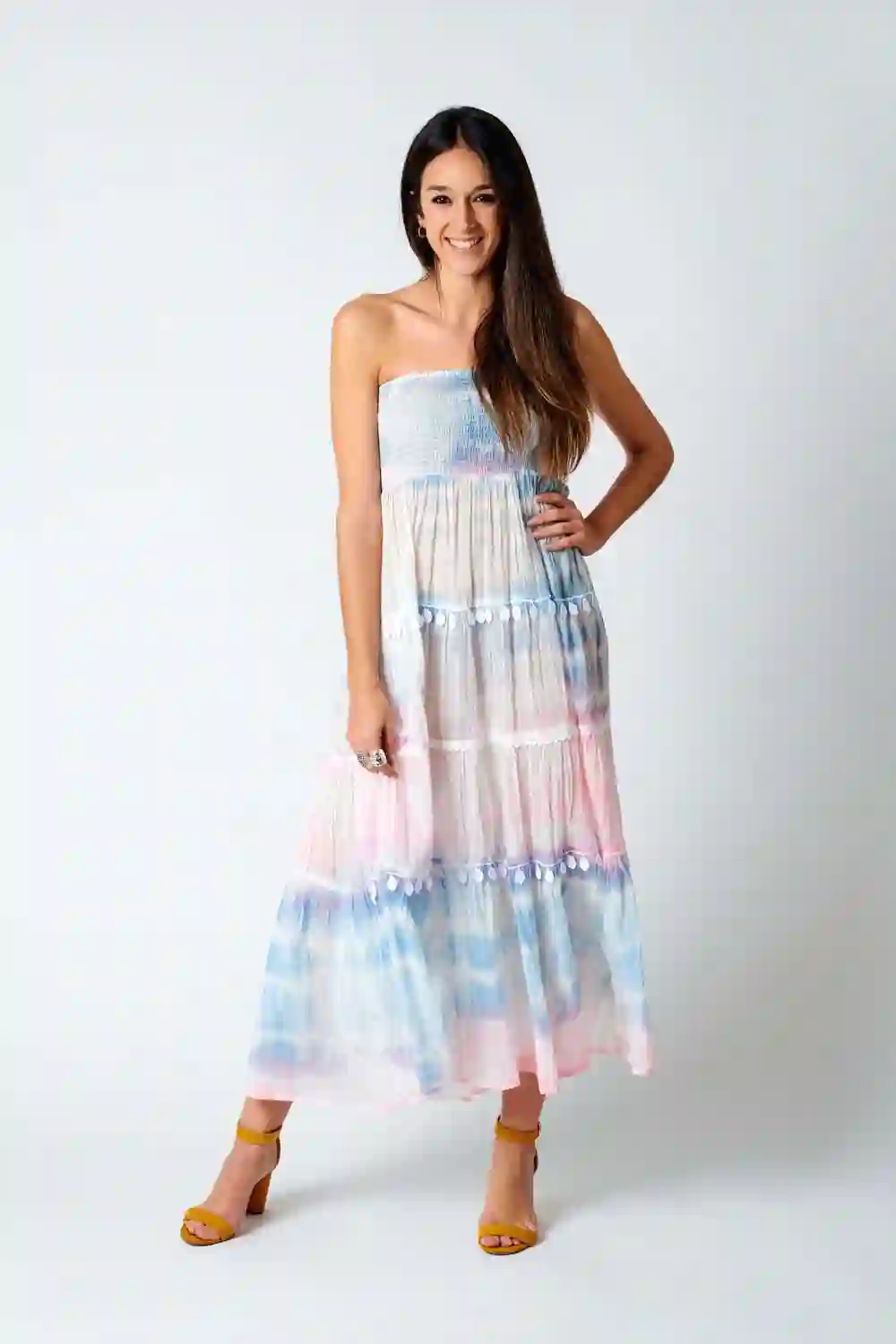 Vestido Largo Algodón Tie-Dye
