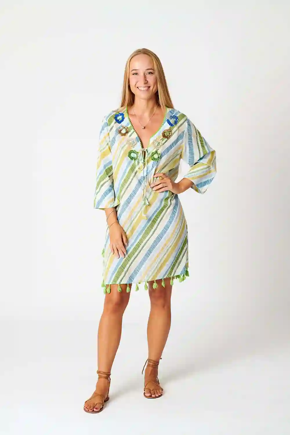 Kurta Algodón Rayas