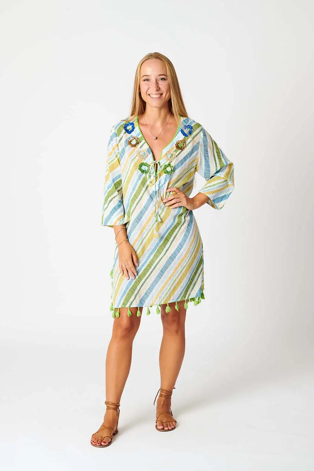 Kurta Algodón Rayas