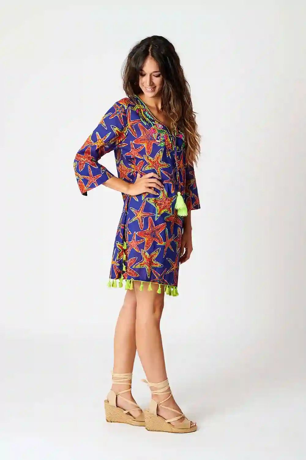Kurta Algodón Estrella Mar