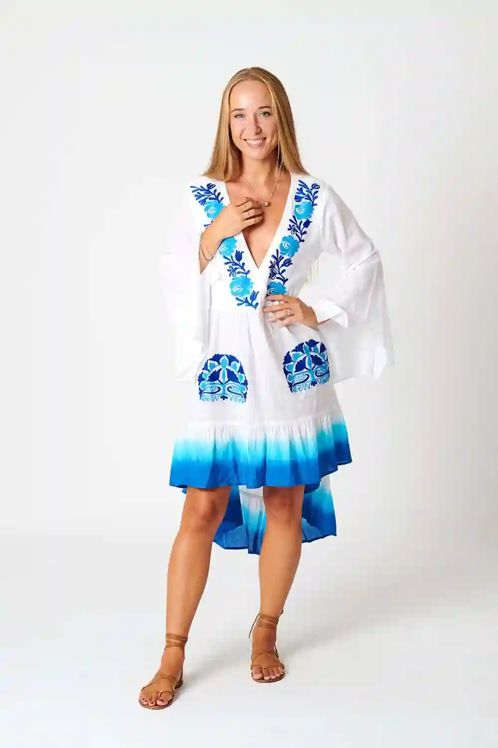 Vestido Algodón Asimétrico