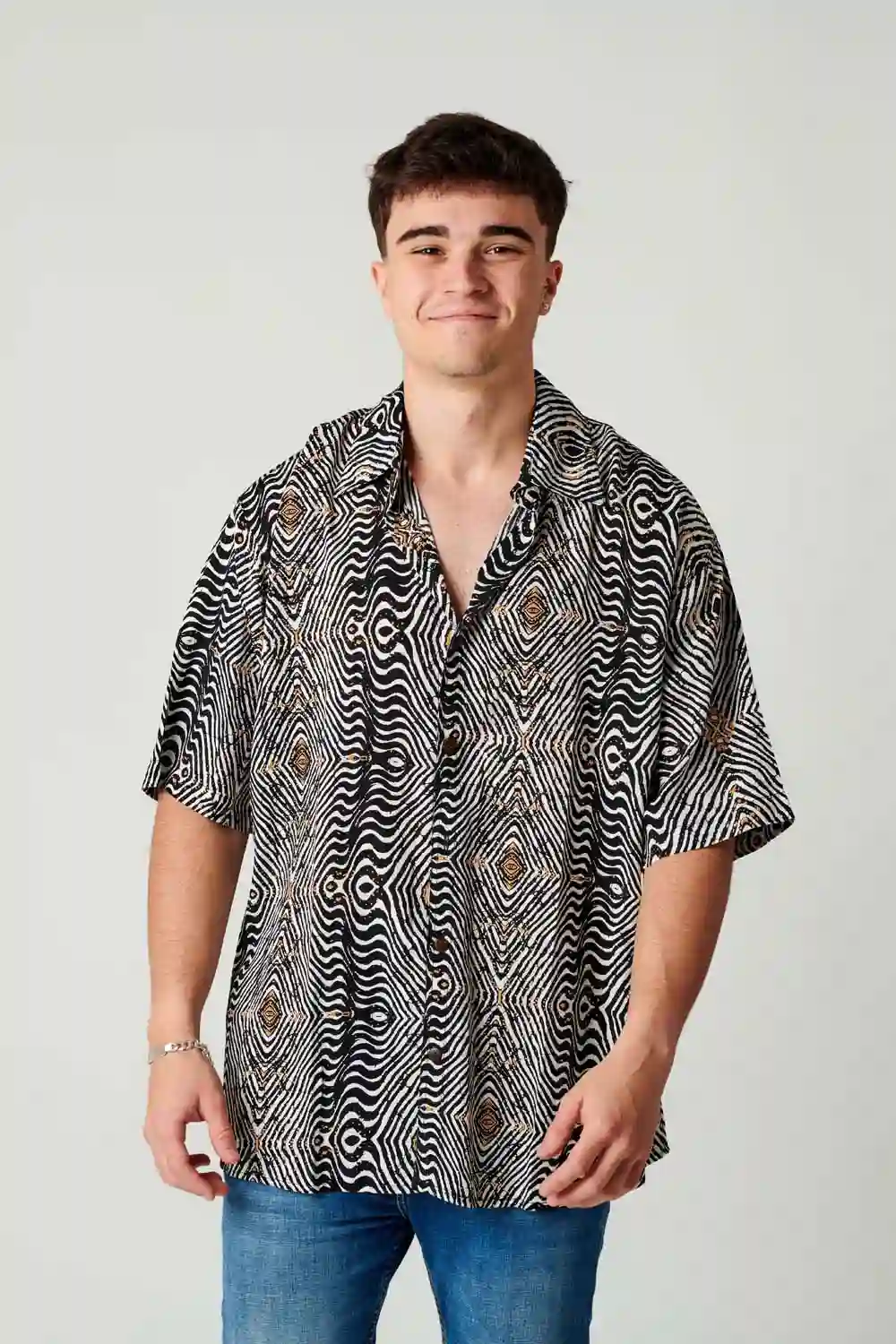Camisa Rayón Unisex "Zebra"