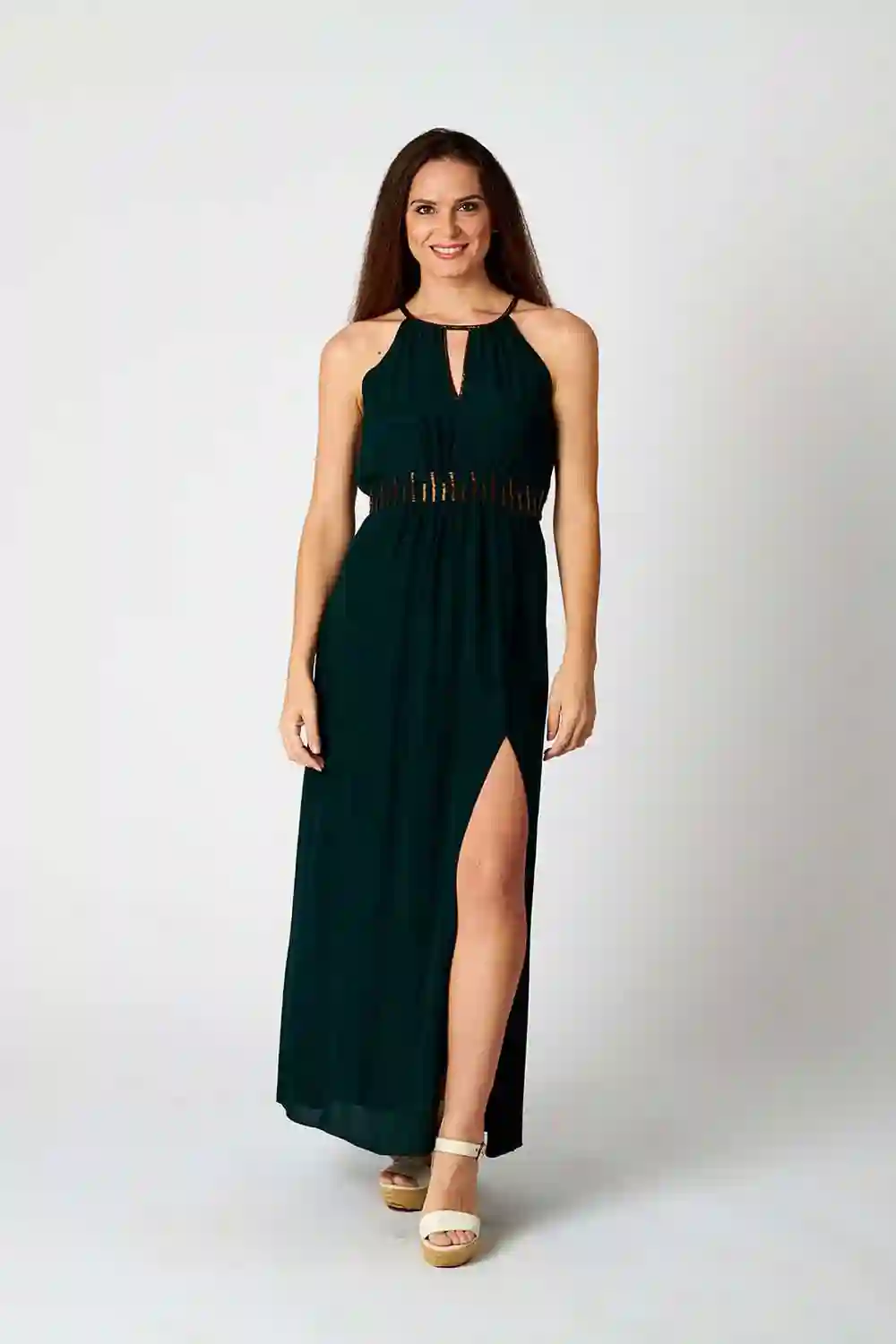 Vestido Largo Rayón Crepe "Lili"