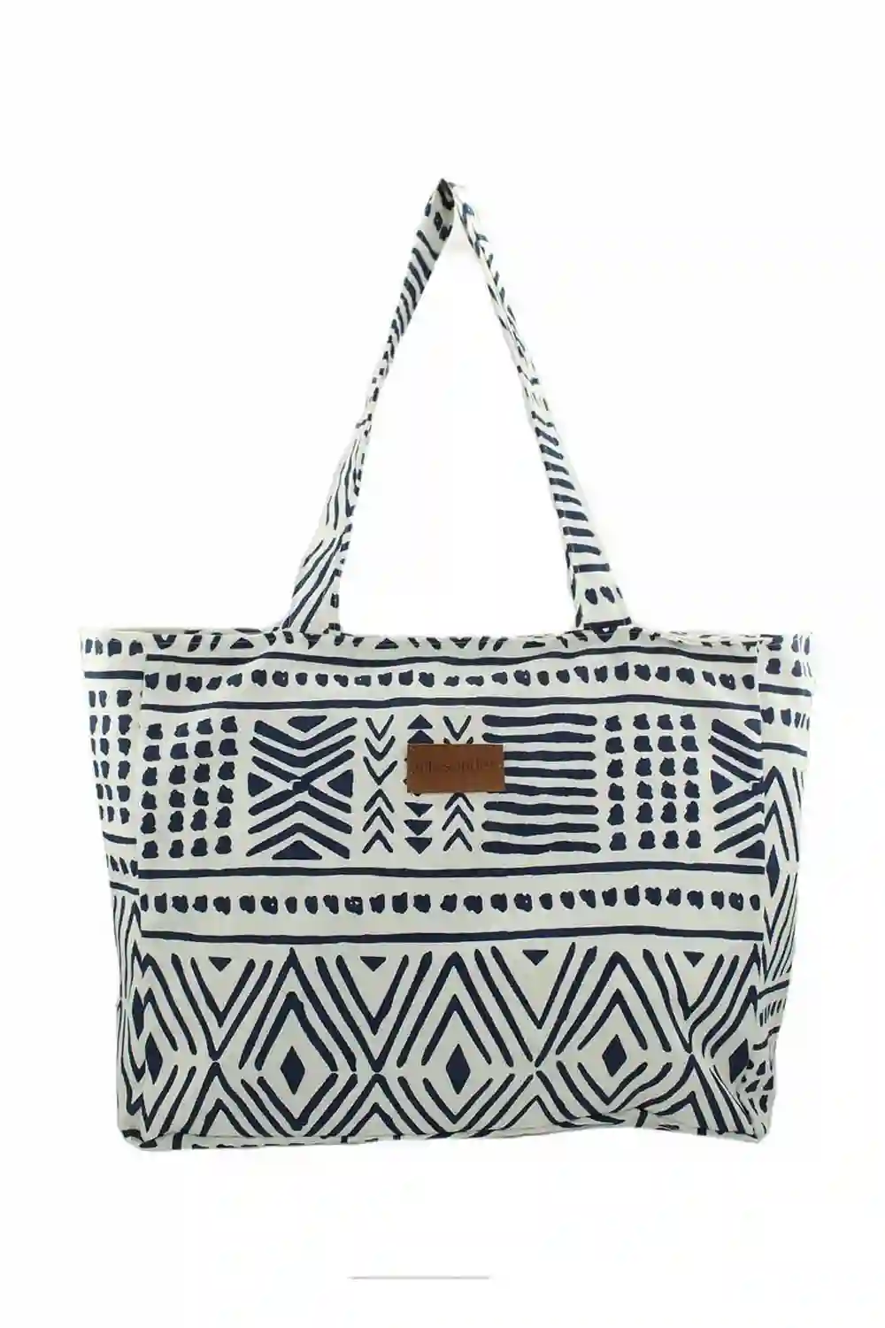 Bolsa Playa Rectangular Loneta Étnico
