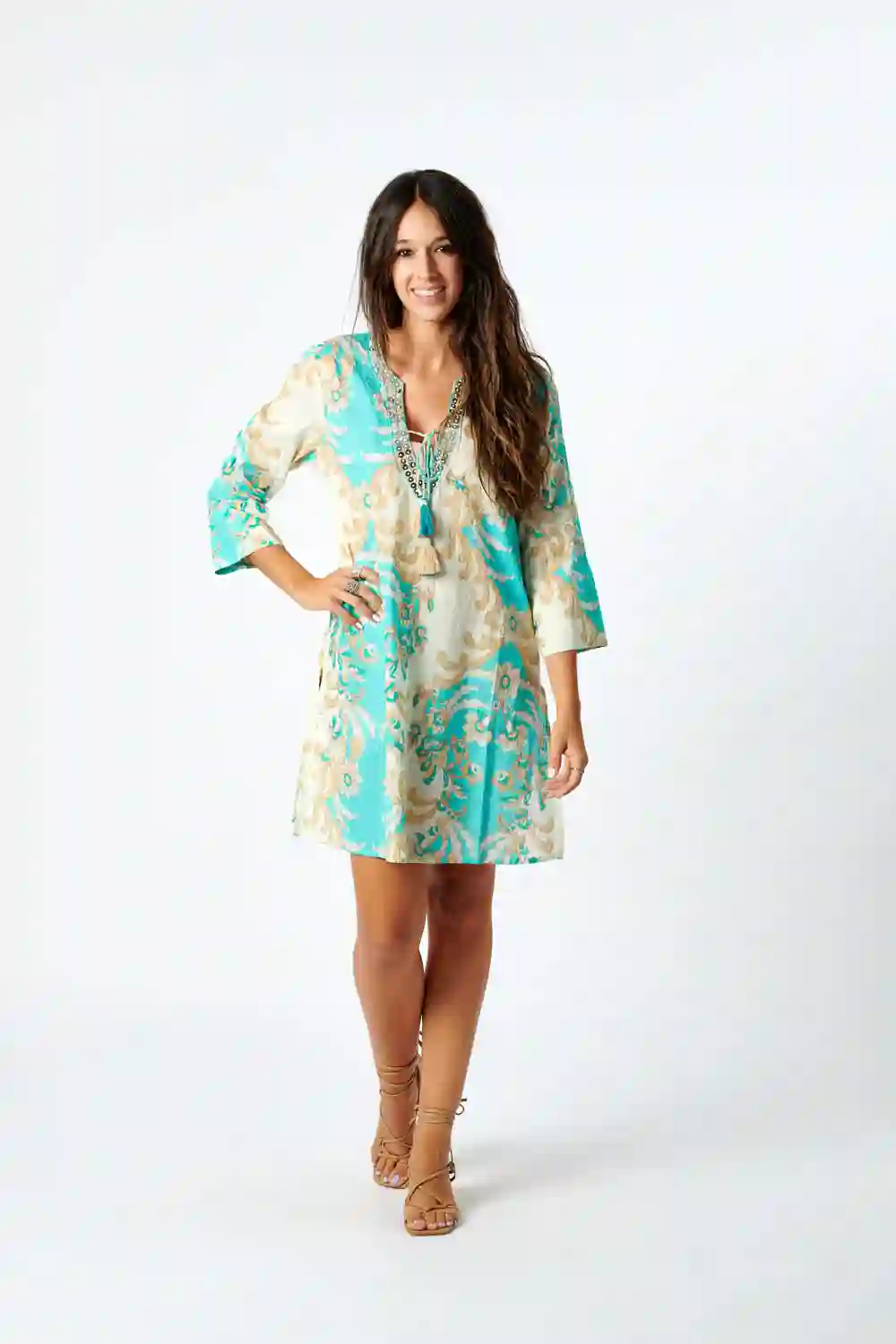 Kurta Algodón Corales
