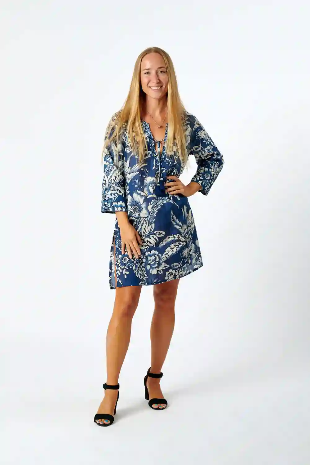 Kurta Algodón Flores