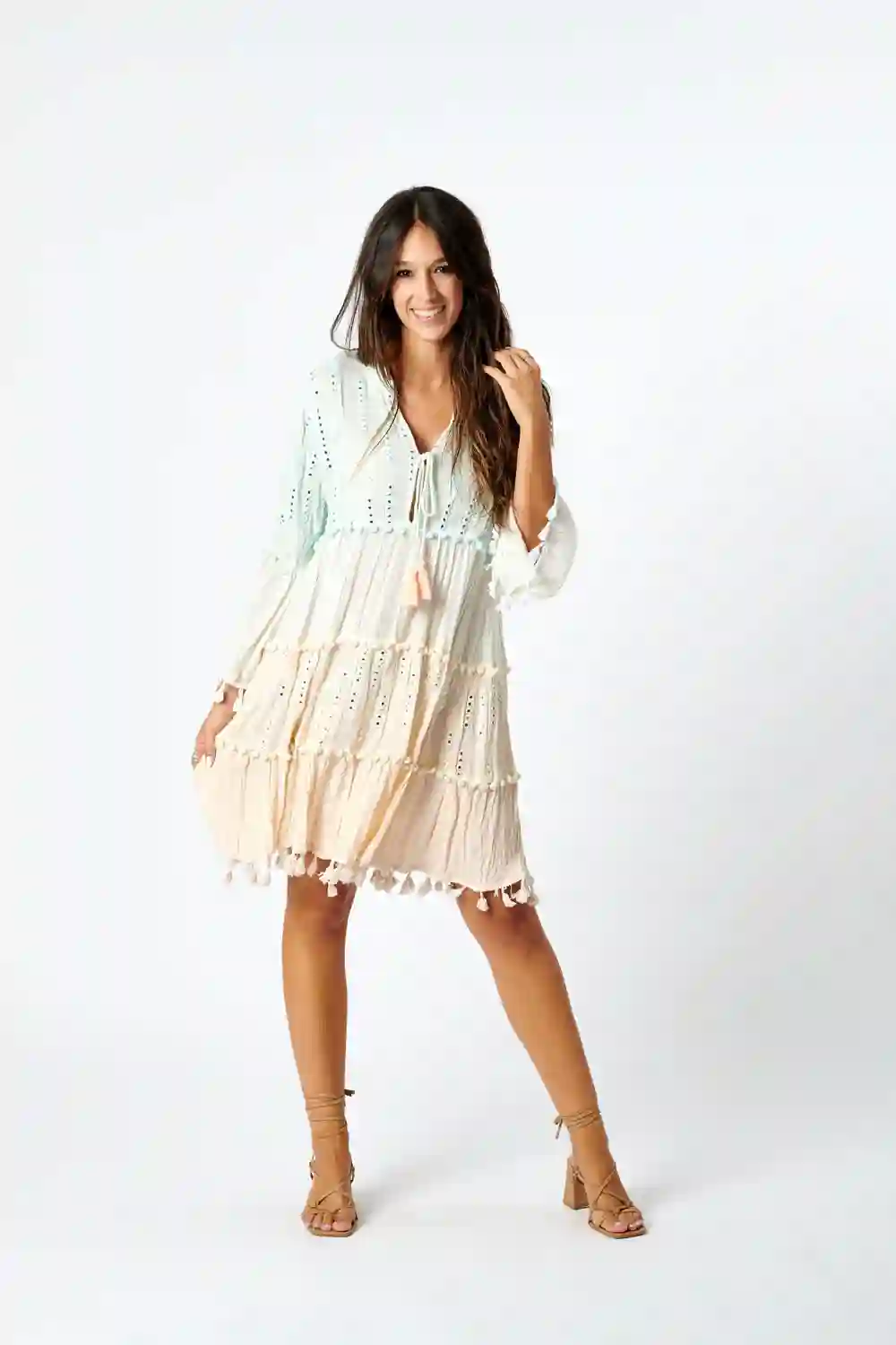 Vestido Viscosa Crepe