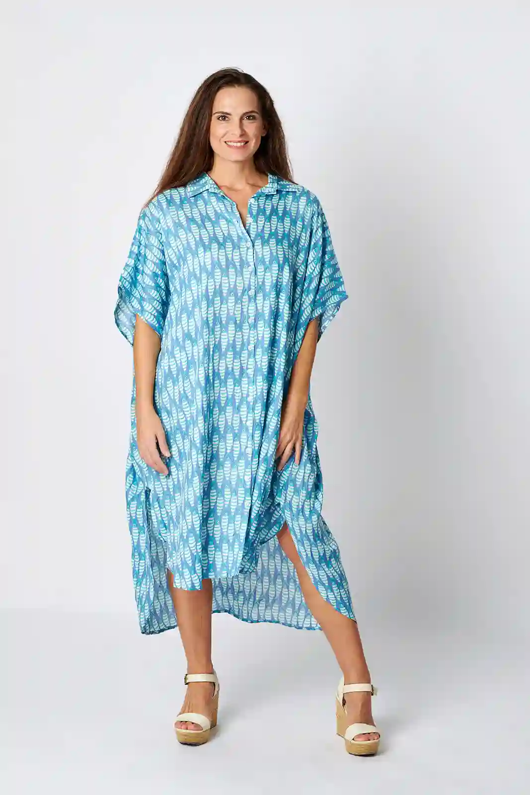 Kaftan Camisero Viscosa Puda