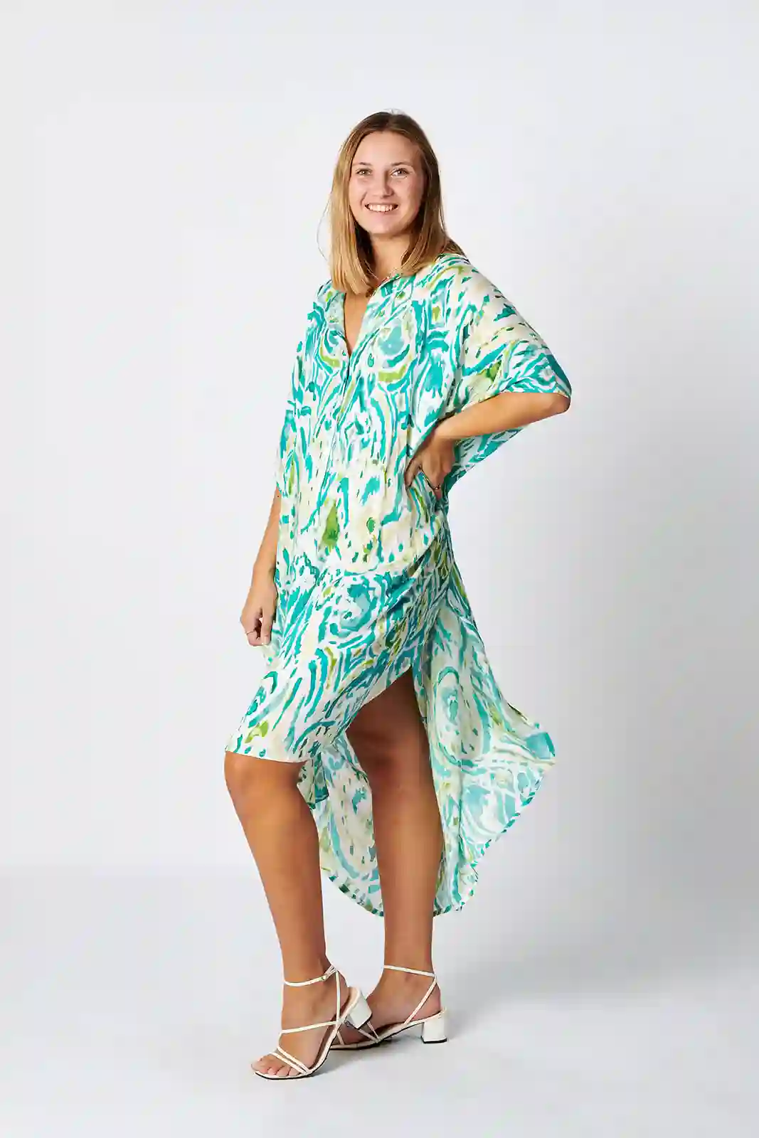 Kaftan Camisero Viscosa Puda