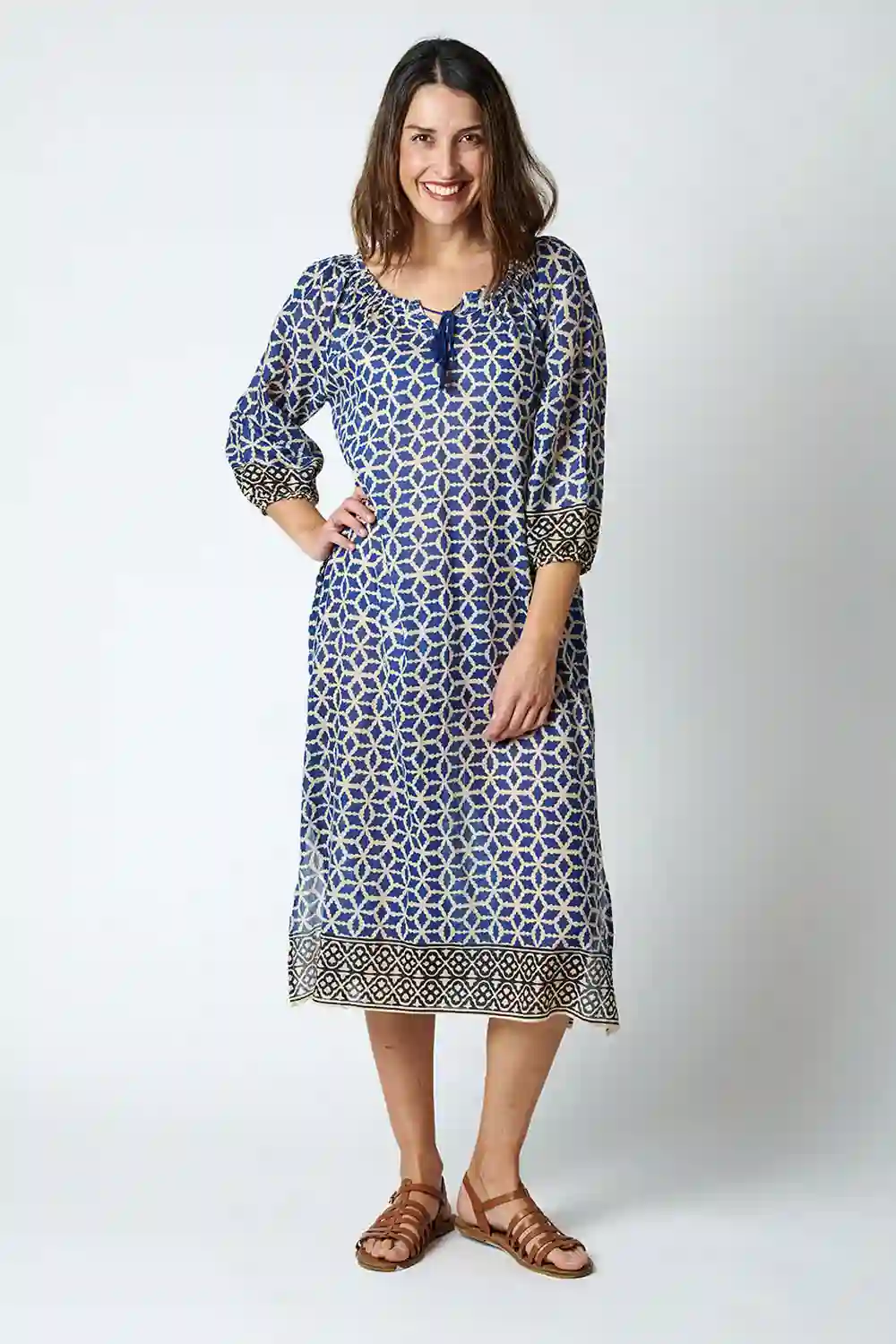 Vestido Algodón Étnico