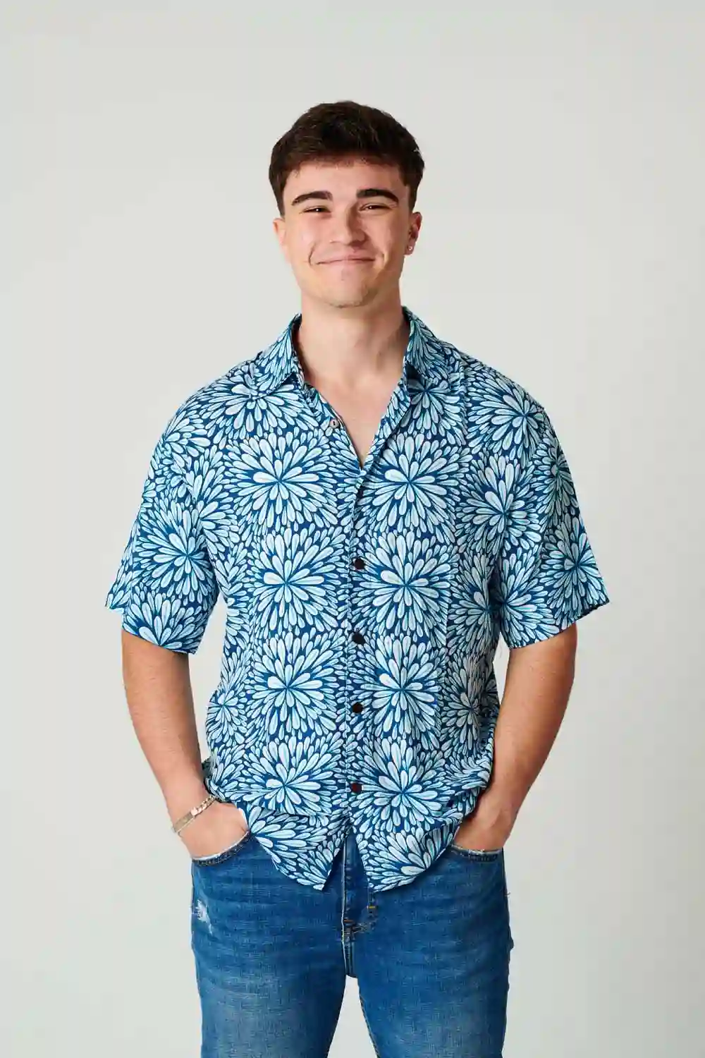 Camisa Rayón Unisex "Gotas"