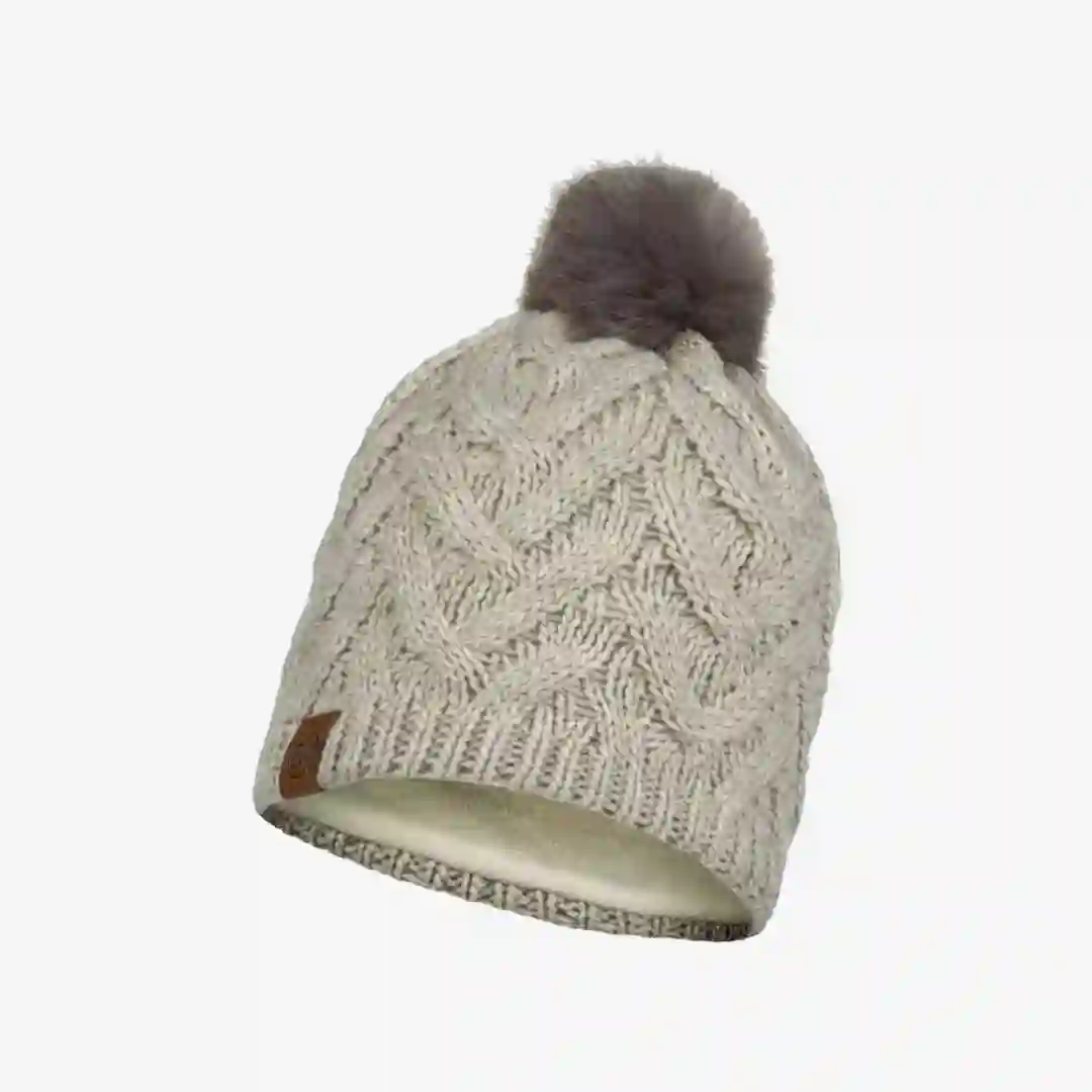 Gorro Buff de punto y polar Caryn Graphite