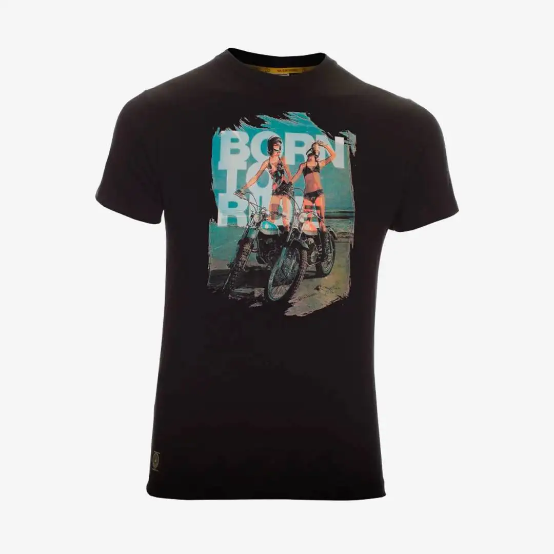 Bultaco Men's T-Shirt "Born To Ride Brinco"