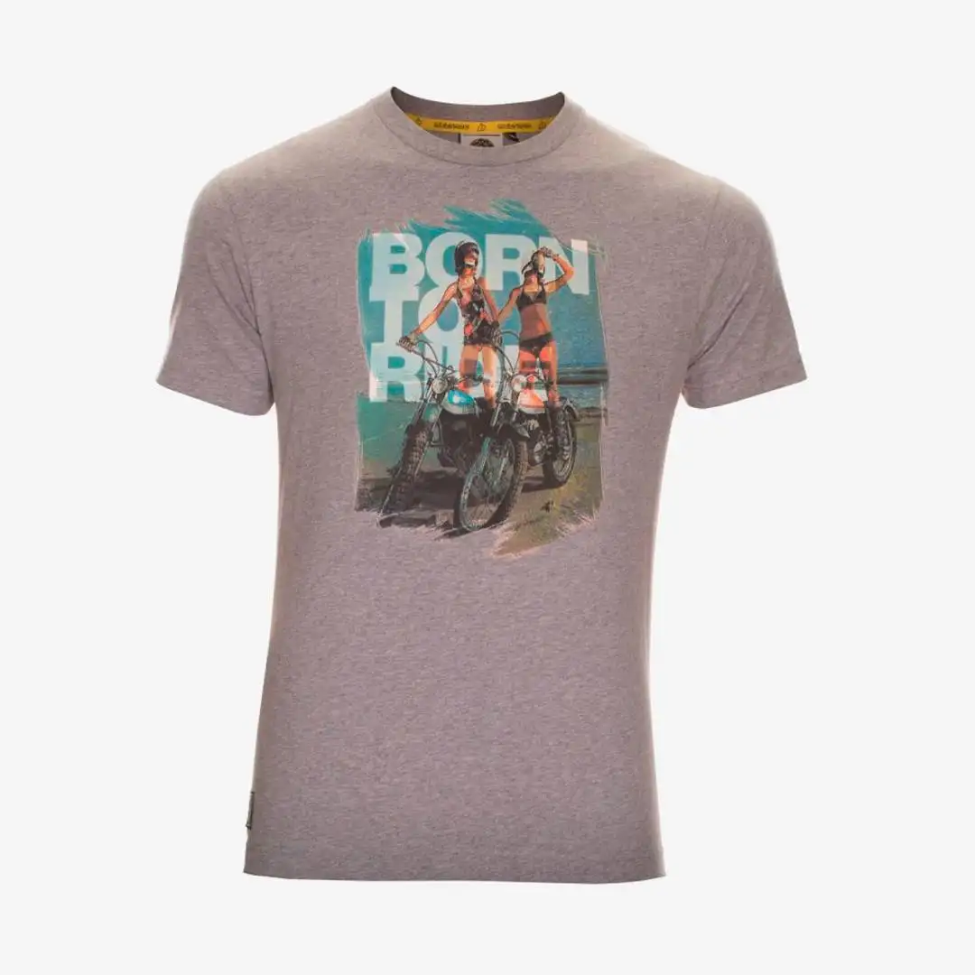 Bultaco Men's T-Shirt "Born To Ride Brinco" - Image 2