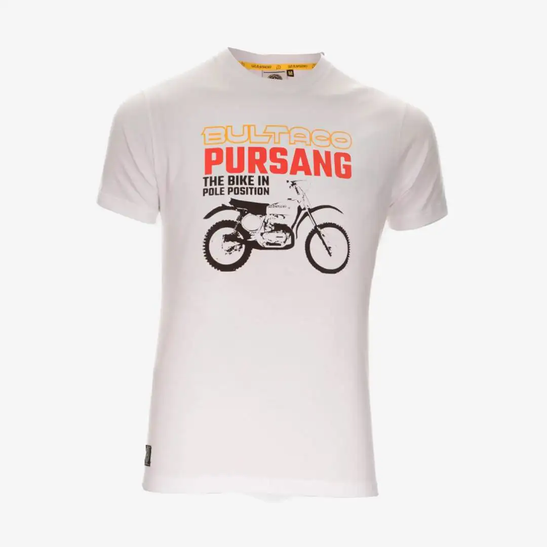 Bultaco Men's T-Shirt "Bultaco Pursang" - Image 2