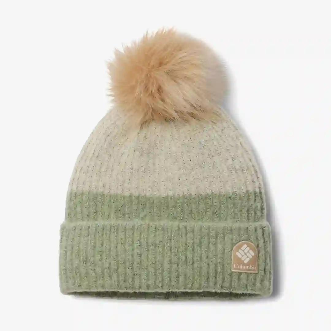 Columbia gorro de invierno con pompones borrosos