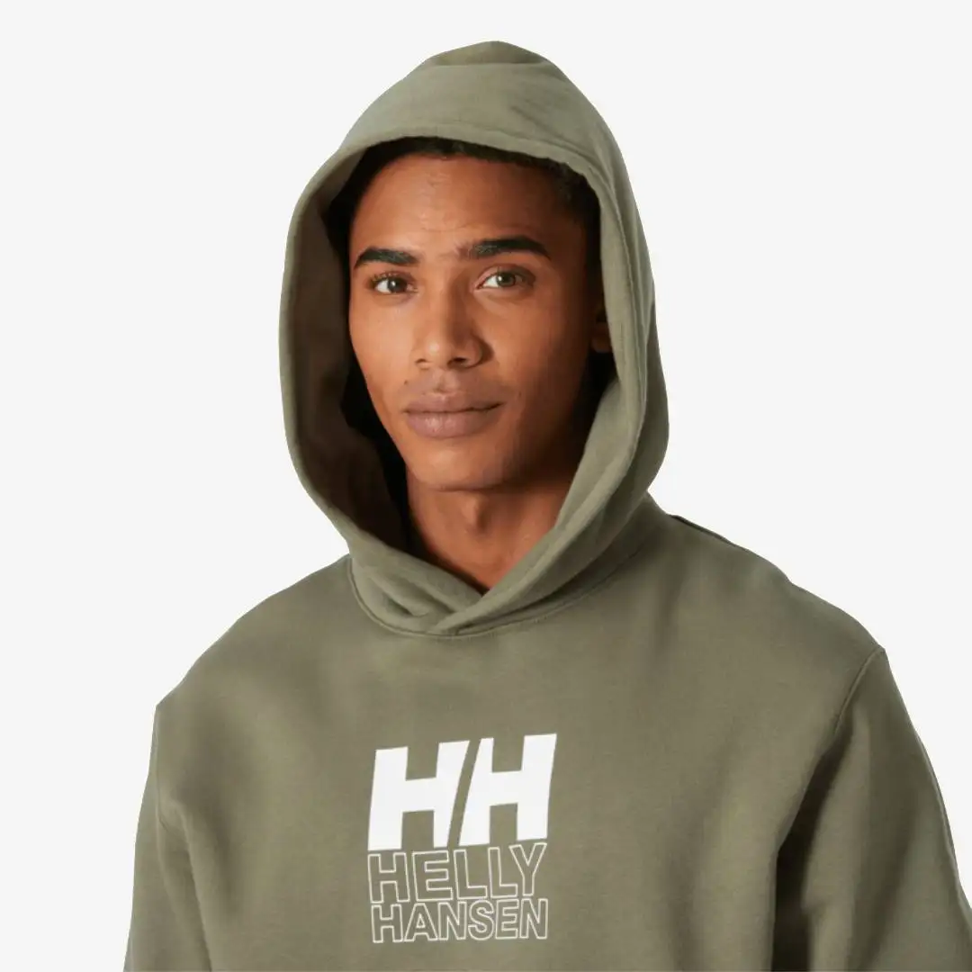 Sudadera con capucha y gráfico de polar de algodón HH - Imagen 3