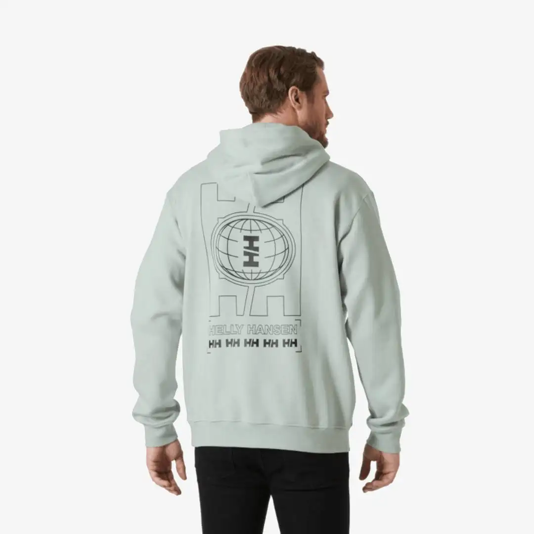 Sudadera con capucha y gráfico de polar de algodón HH - Imagen 2
