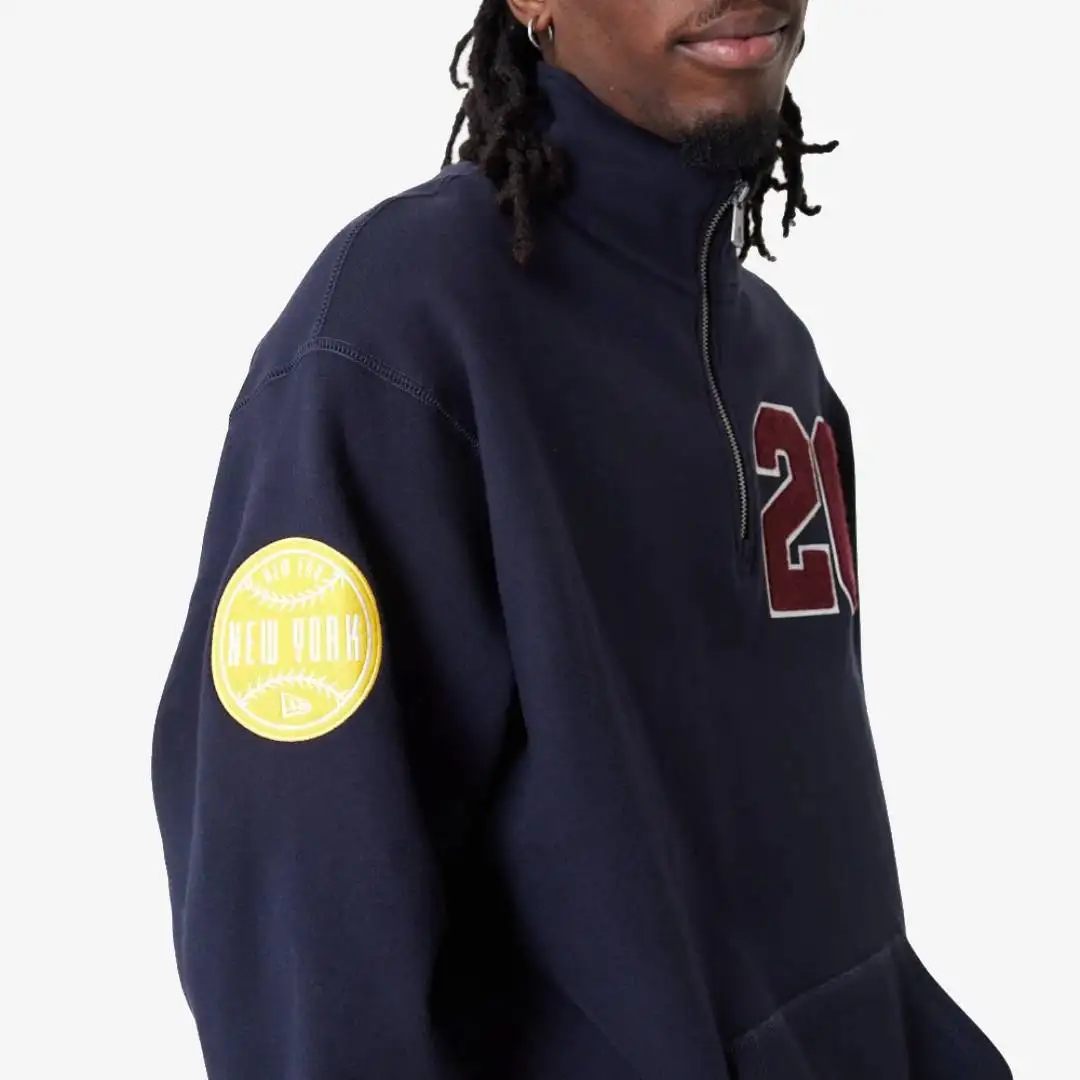 New Era Ne Lifestyle Quarter Zip Newera Nvycar - Imagen 3