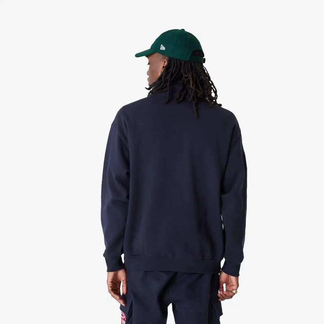 New Era Ne Lifestyle Quarter Zip Newera Nvycar - Imagen 4