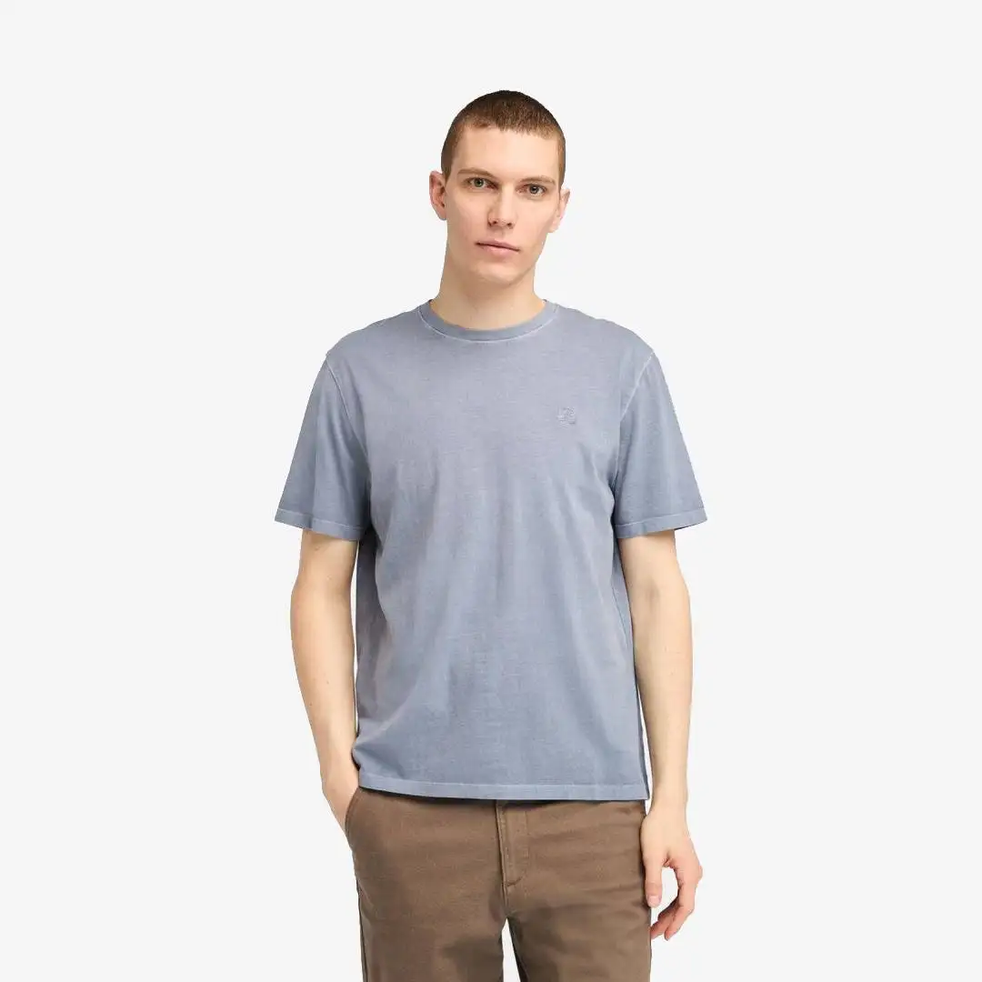 Timberland Dunstan River Garment Dye Short Sleeve Tee Folkstone Gray