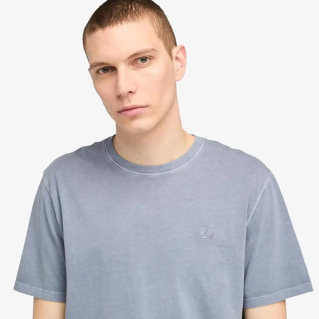 Timberland Dunstan River Garment Dye Short Sleeve Tee Folkstone Gray - Image 2