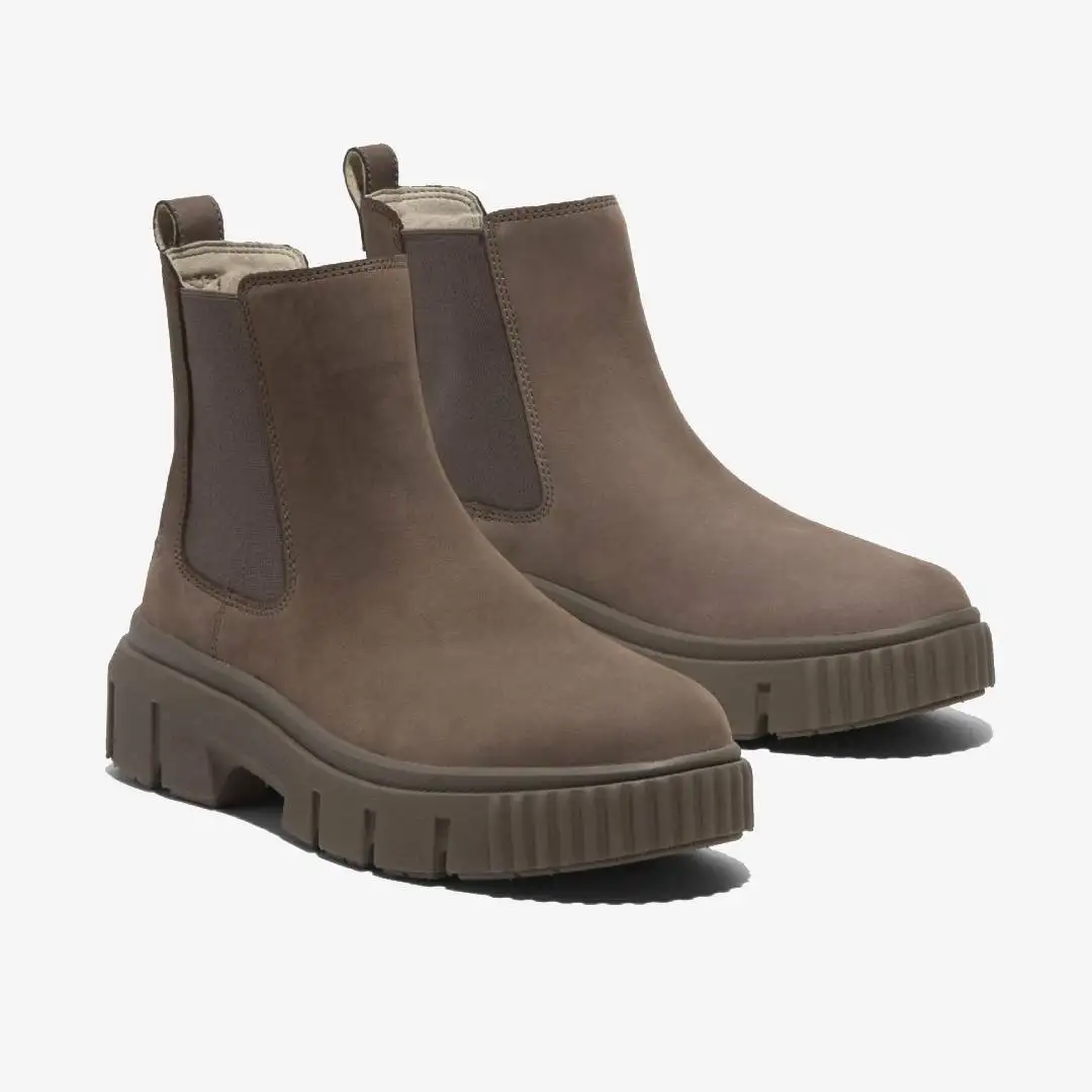 Timberland Greyfield Mid Chelsea Boot Medium Brown Nubuck - Image 3
