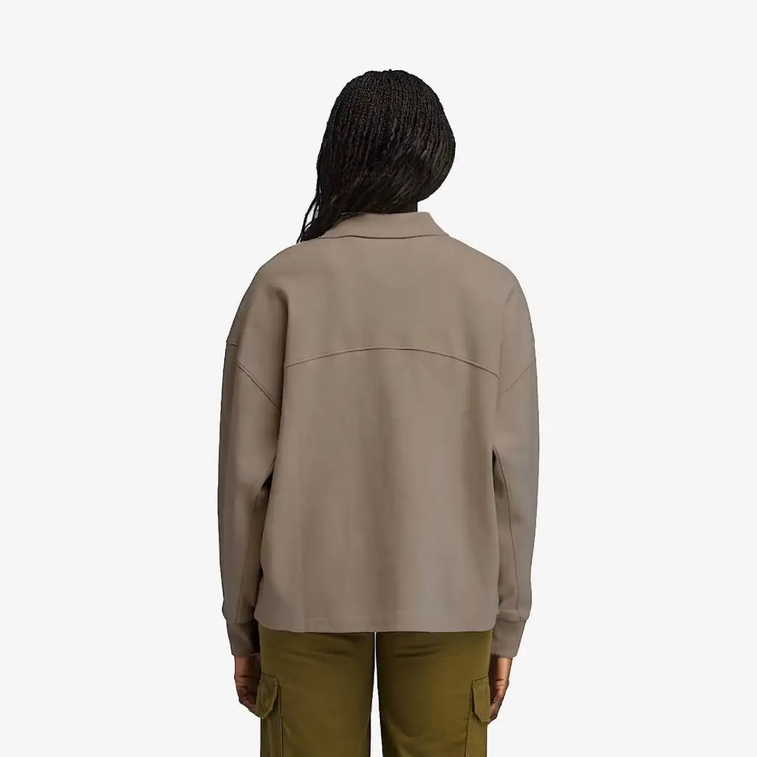 Timberland Lush Polo Sweatshirt Chocolate Chip - Image 3