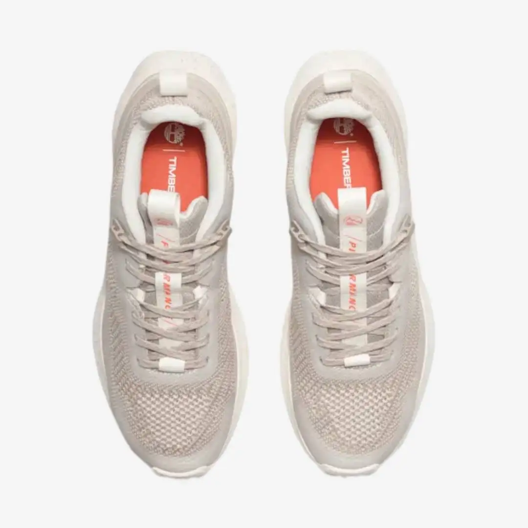 Timberland Motion Access Low Lace Up Sneaker Light Taupe Knit W White - Image 4