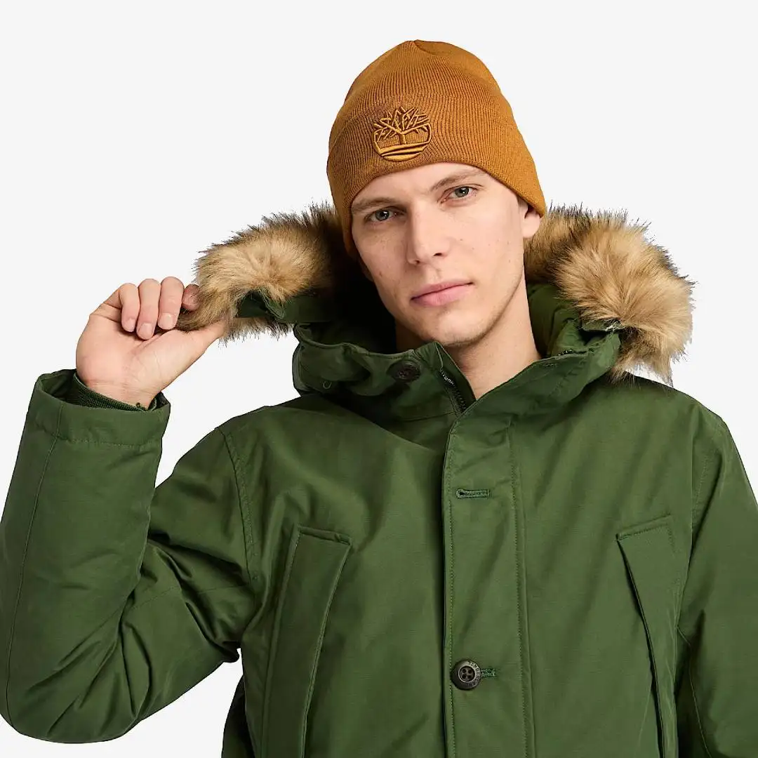Timberland Scar Ridge Water Resistant Parka Black Forest Green - Image 3