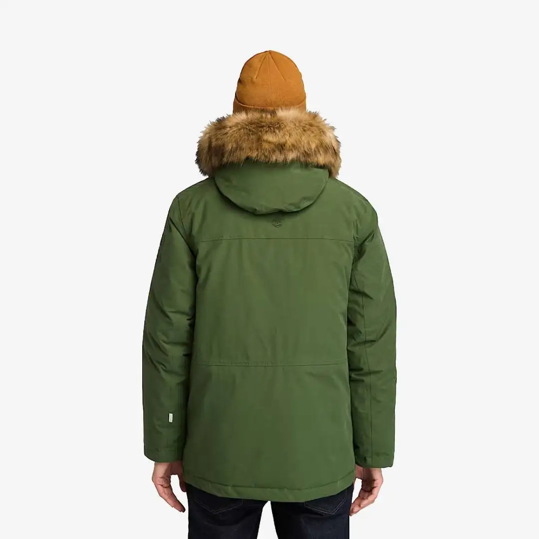 Timberland Scar Ridge Water Resistant Parka Black Forest Green - Image 4