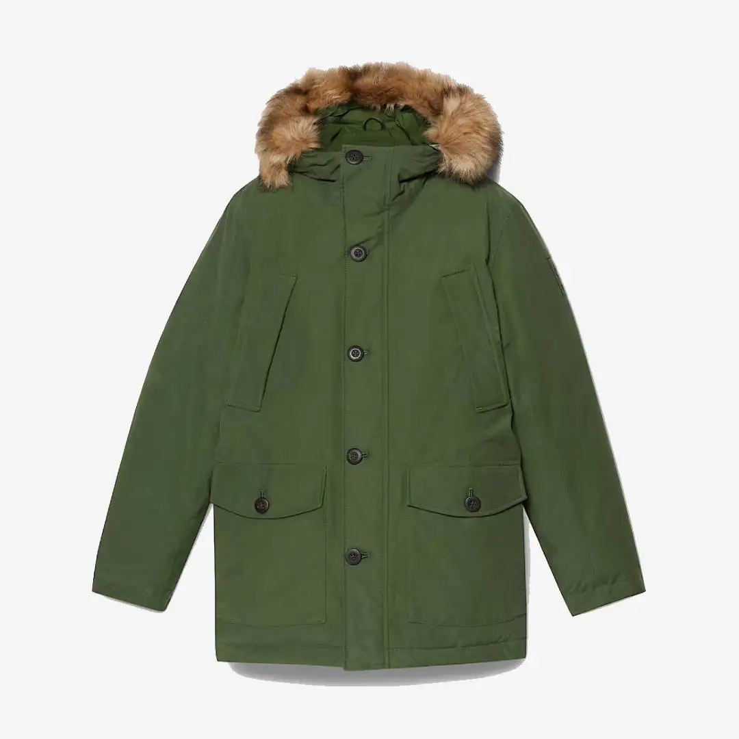 Timberland Scar Ridge Water Resistant Parka Black Forest Green - Image 5
