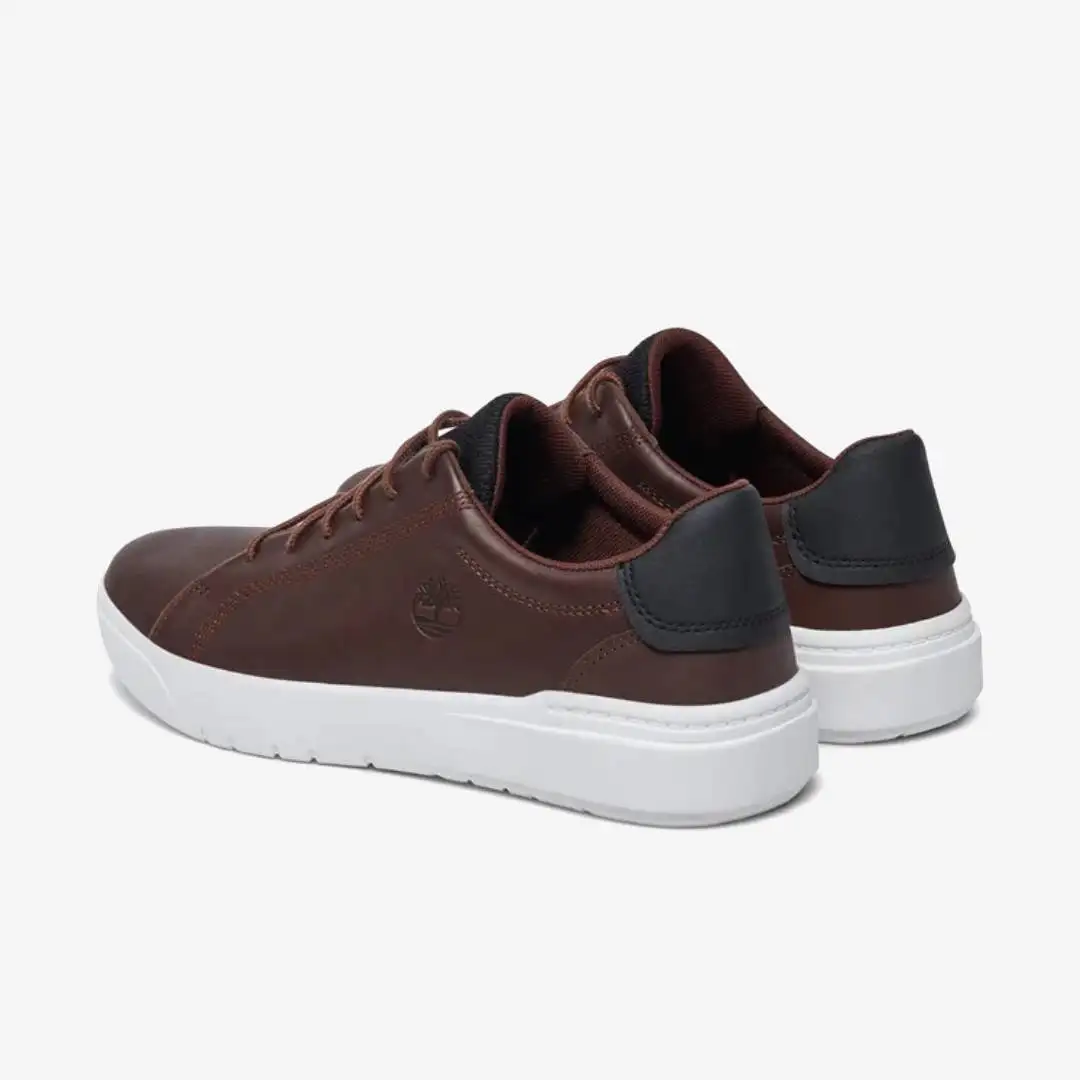 Timberland Seneca Bay Low Lace Up Sneaker Dark Brown Full Grain - Image 4