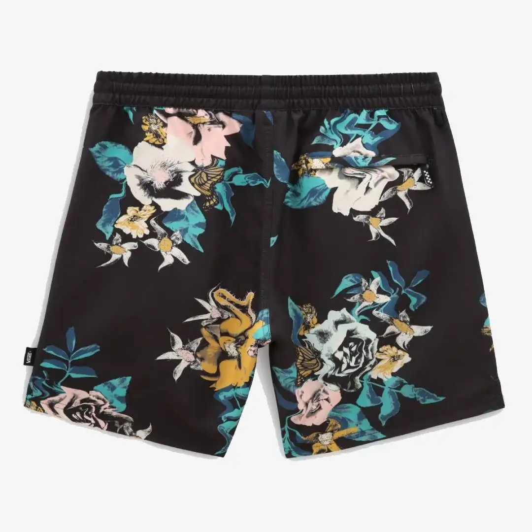 Vans Primary Print Elastic Boardshort Black-Vans Teal - Image 4