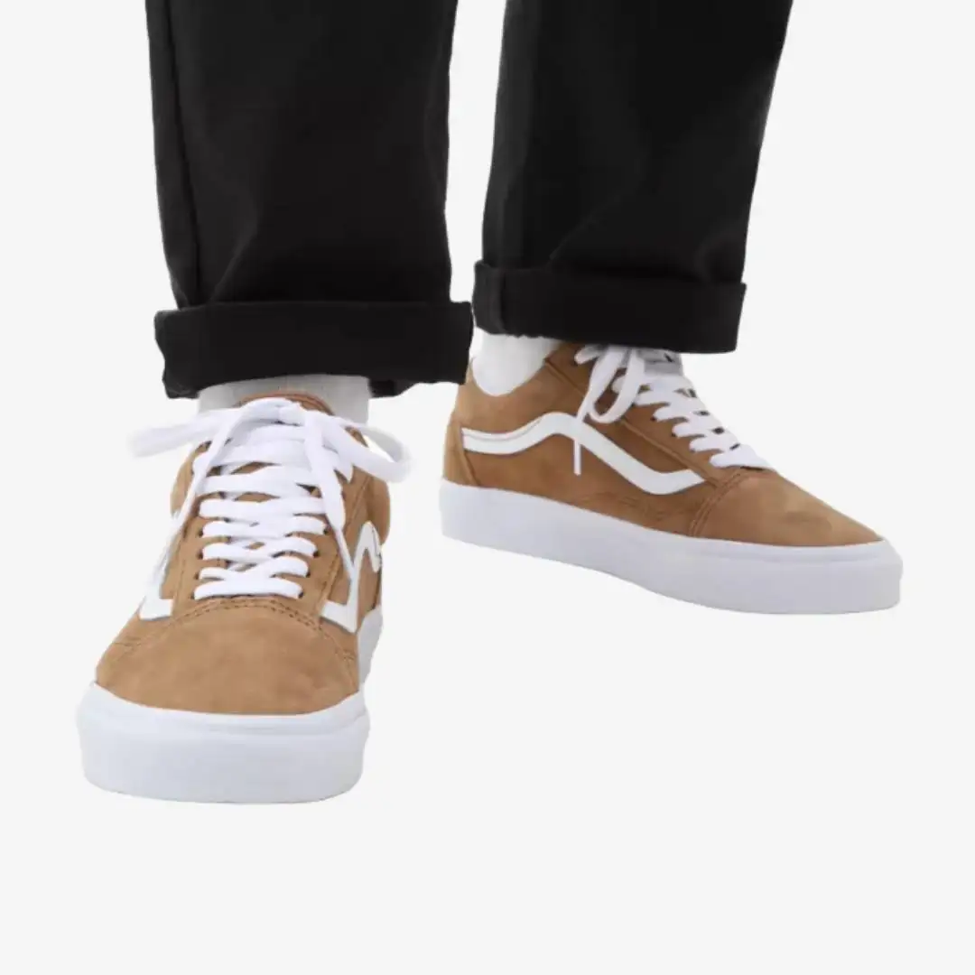 Vans Ua Old Skool Pig Gamuza Marrón Tabaco - Imagen 5