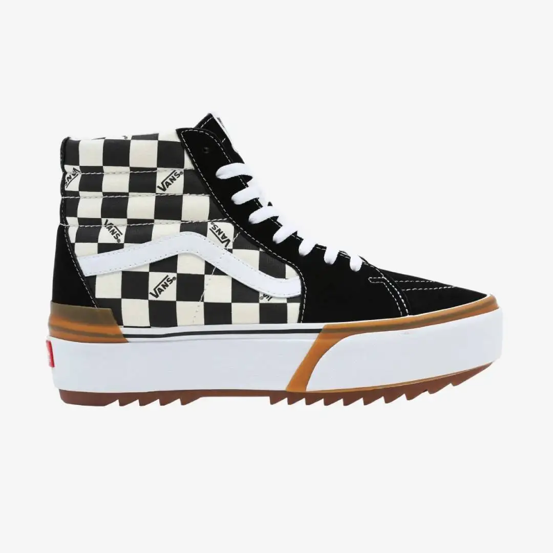 Vans Ua Sk8-Hi Stacked (tablero de ajedrez) Multi/True White