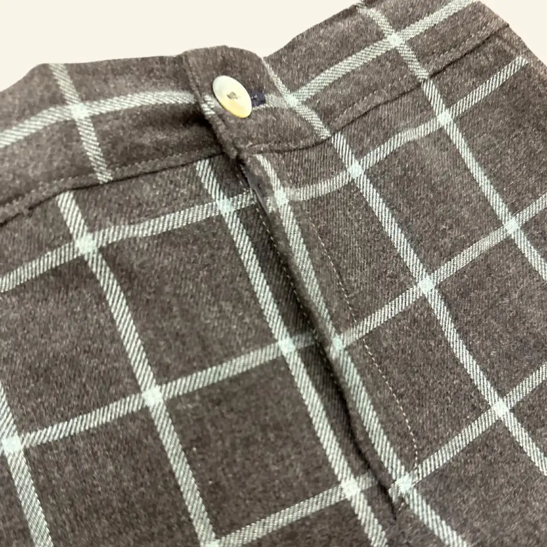 Gray checked Bermuda shorts - Image 4