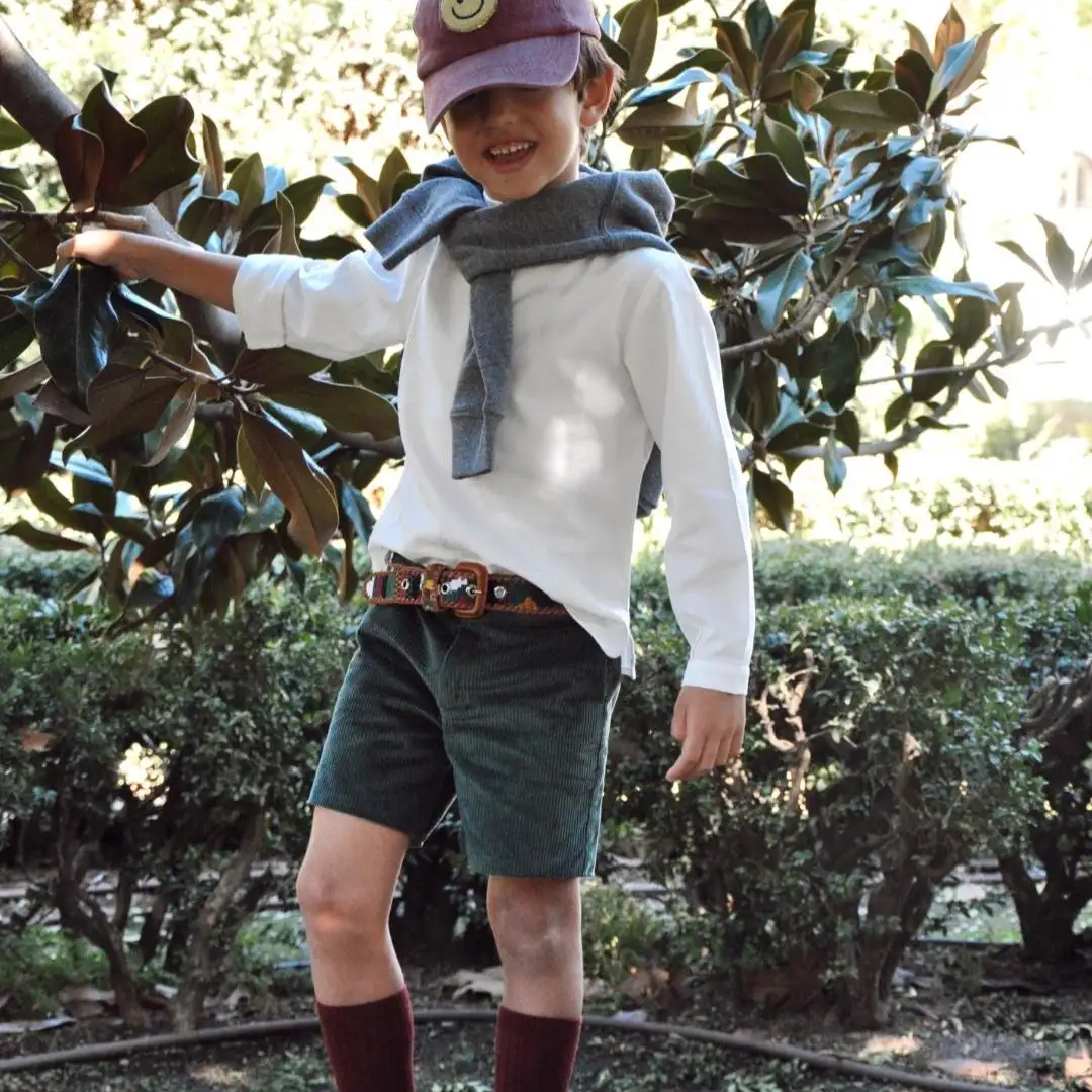 Green Pana Bermuda shorts