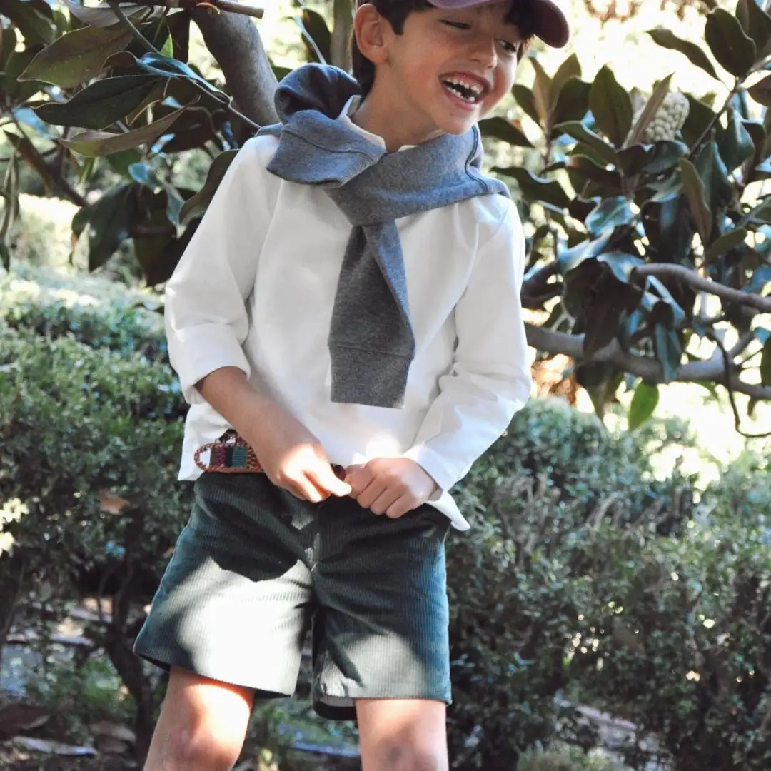 Green Pana Bermuda shorts - Image 3
