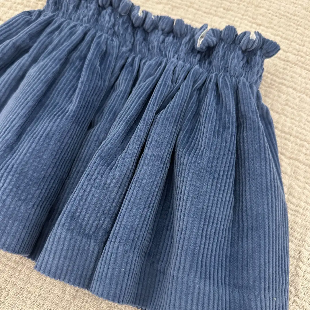 Blue corduroy skirt - Image 3