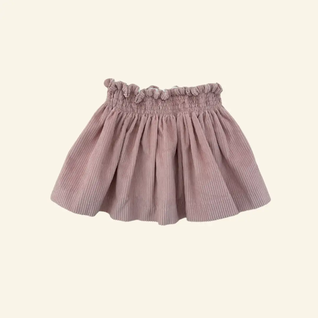 Pink pana skirt