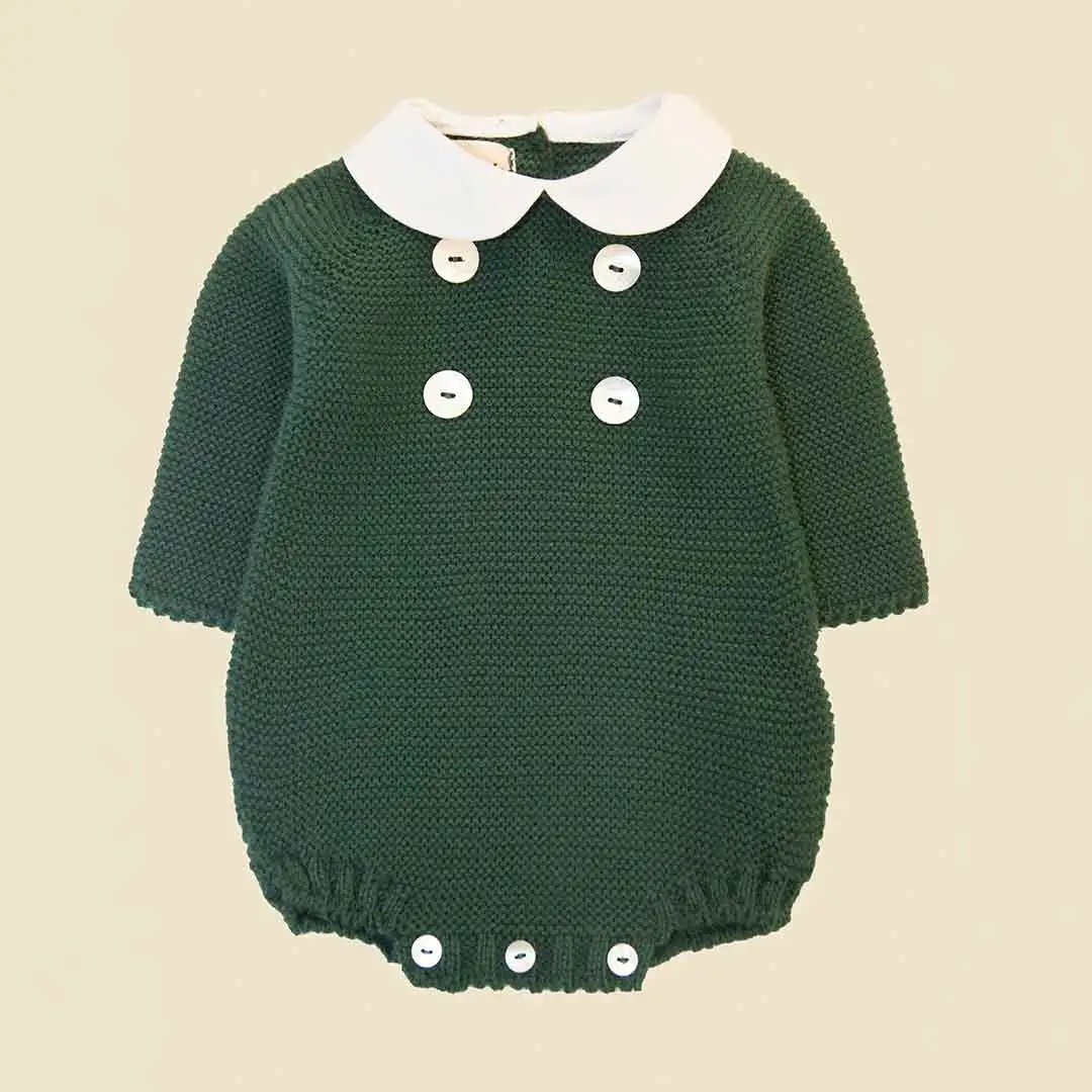 Knitted baby neck romper (+ colors) - Image 2