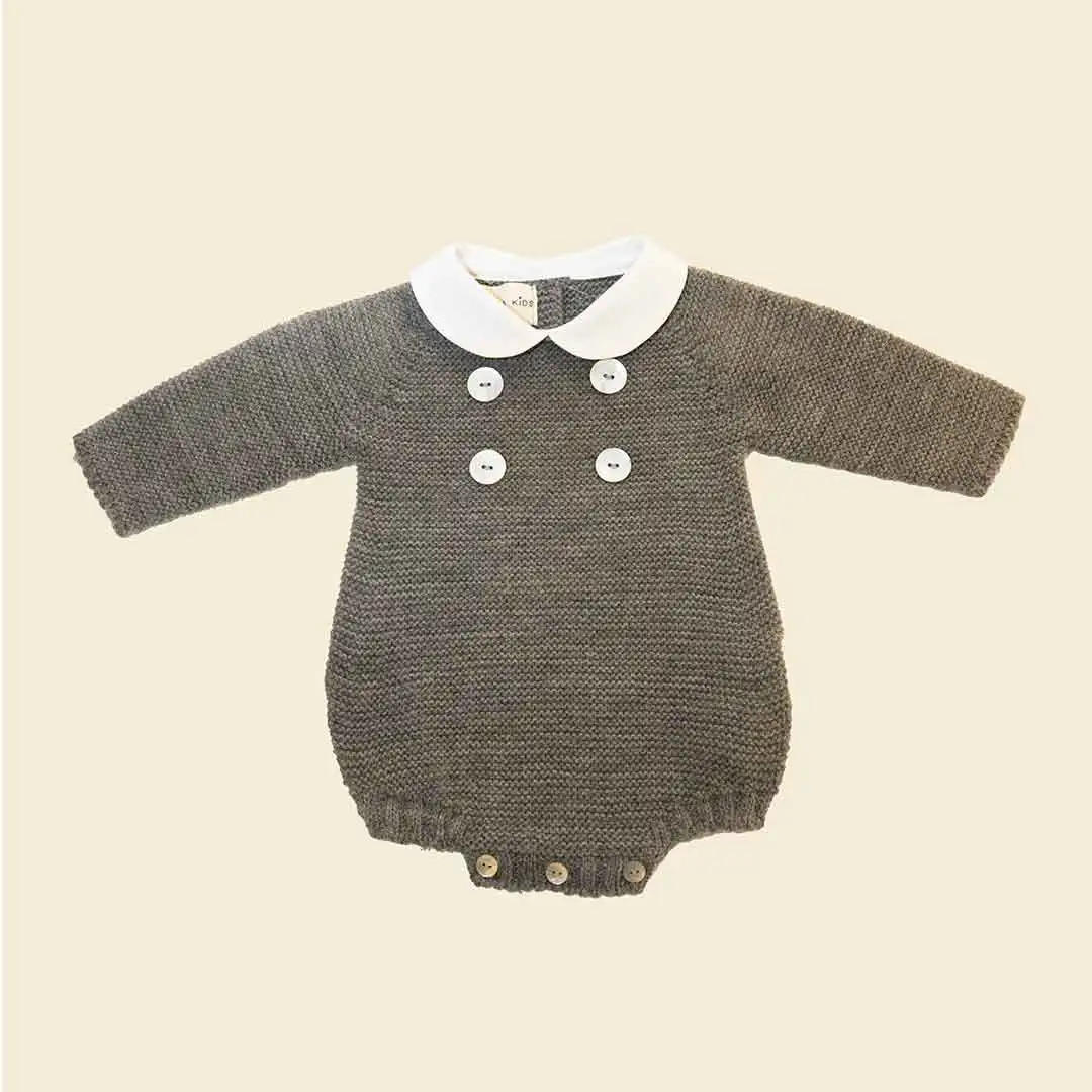 Knitted baby neck romper (+ colors) - Image 3